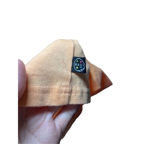 Maui and Sons Orange Tshirt Size Medium - Picture 4 of 4